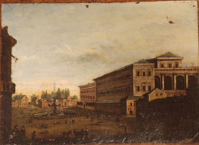 Italian school of the 19th century 

OIL...