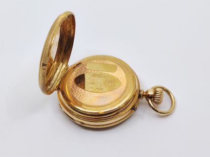 IMPORTANTE montre de gousset en or jaune...