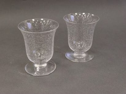 BACCARAT model Michelangelo

two cornet vases...