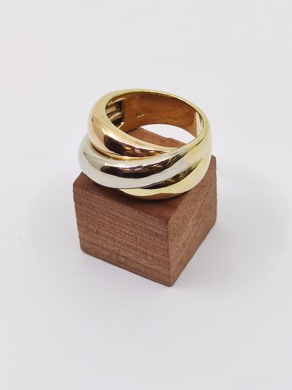 FRED

BAGUE en or trois tons 

Poids : 15,7...