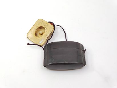 JAPAN

INRO with three compartments in black...