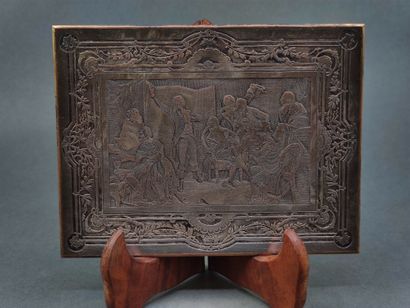 
Two low reliefs : 




-The guard dies but...
