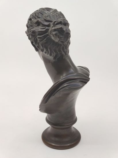 BARBEDIENNE

Bust of Artemis in bronze with...