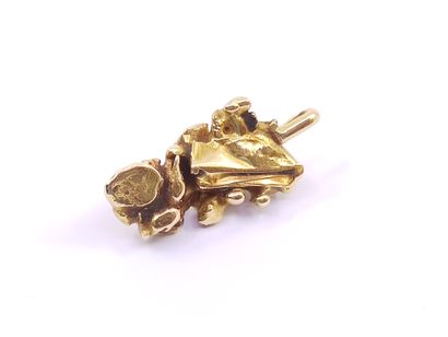 Gold nugget pendant 

Weight : 14,42 g
