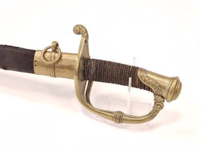 
Infantry officer saber model 1821. 




Handle...