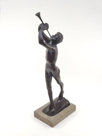 Work of the Xth century 

Bronze with brown...