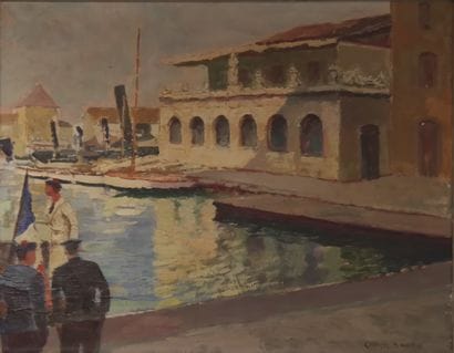 RONNE GEORGE

Oil on canvas framed


