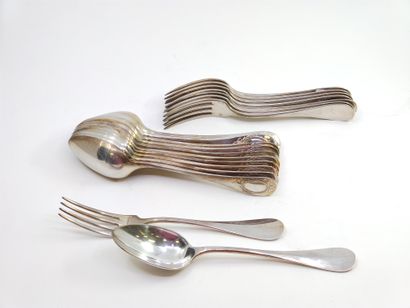 CHRISTOFLE uniplat model in silver plated...