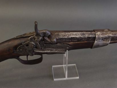 
pistol of officer with flint transformed...
