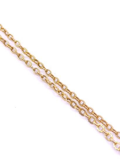 CHAIN in yellow gold 750° accompanied by...