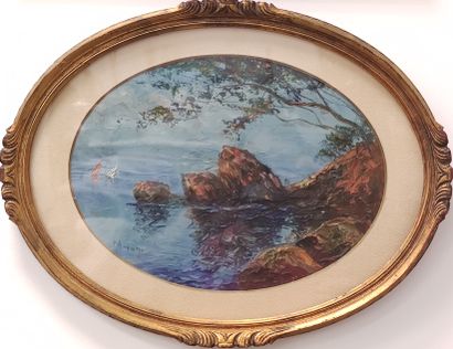 VINCENT NANAGO (1880-1936) 

Seaside in the...