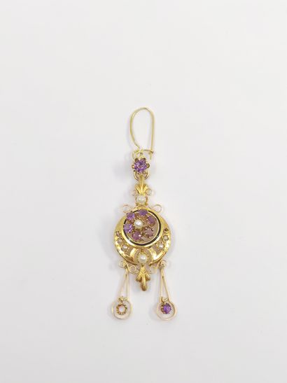 PAIR of earrings in yellow gold 750

Napoleon...