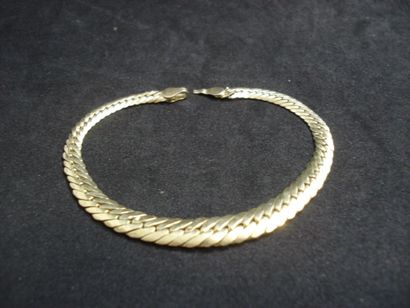 1 Yellow gold bracelet 18kt 5,25 g damag...