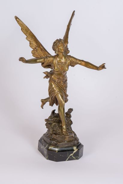 Edouard DROUOT (1859-1945)

La victoire 

Bronze...