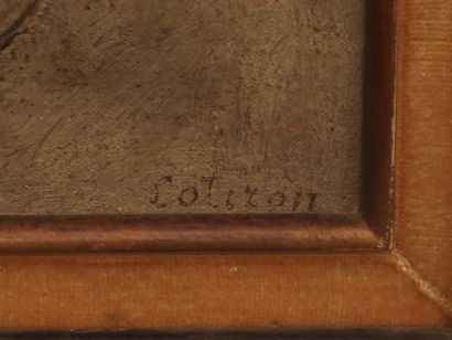 ROBERT LOTIRON (1886-1966 ) 

La veillée

Huile...