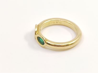 CHAUMET

BAGUE jonc en or jaune 750 ornée...