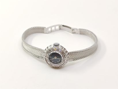 
MONTRE bracelet de dame en or gris 750°,...