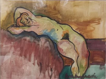 
Pierre AMBROGIANI (1907-1985)




Nue 




Gouache...