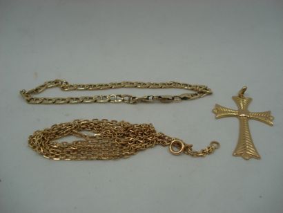 1 Bracelet Gold 18kt 3,40 g 1 Chain Gold...