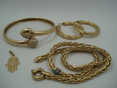 1 Bracelet Gold 18kt and stones 11,66 g 1...