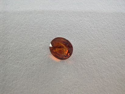 Oval spessartite Namibian orange GRENAT 

Size...