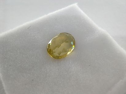 SPHENE yellowish green VS Madagascar oval

Size...