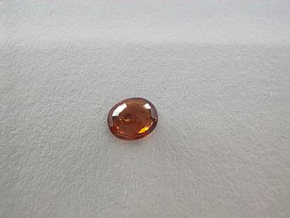 Oval spessartite Namibian orange GRENAT 

Size...