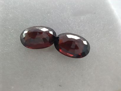 DEUX ZIRCON deep orange Tanzanie ovale

Dim...