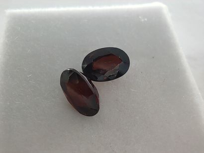 DEUX ZIRCON deep orange Tanzanie ovale

Dim...