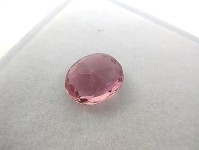 TOURMALINE orangy pink VS Mozambique ovale

Dim...