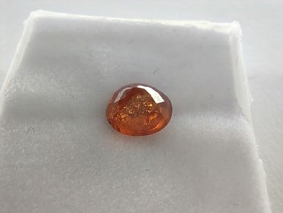 GRENAT medium orange spessartite Namibia...