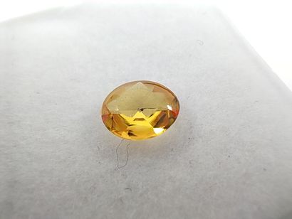 SAPHIR yellow Songea VS Tanzania oval

Size...