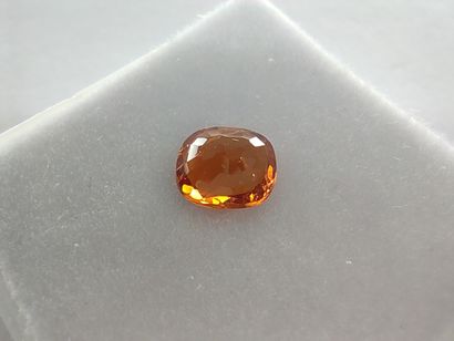GRENAT orange spessartite Namibia cushion...