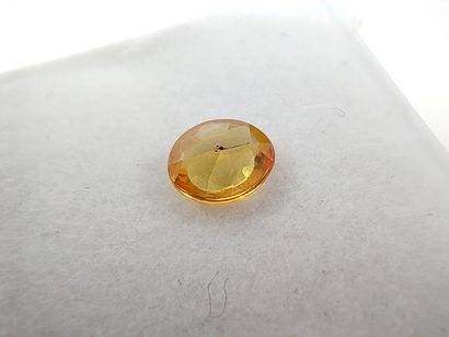 SAPHIR yellow Songea VS Tanzania oval

Size...