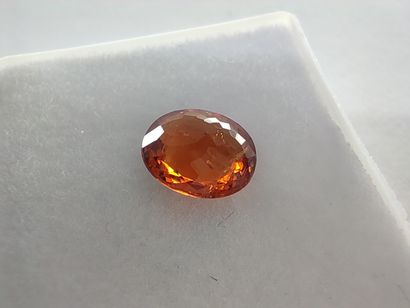 Oval spessartite Namibian orange GRENAT

Size...