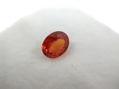 SAPHIR orange Songea Tanzania oval

Size...