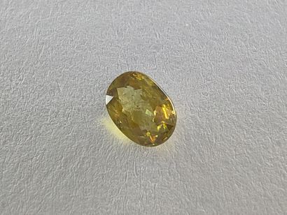 SPHENE yellowish yellow VS Madagascar oval

Size...