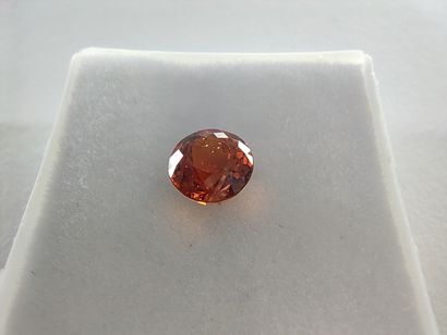 Round orange spessartite Namibian GRENAT

Size...