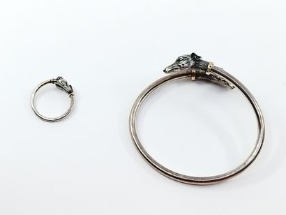 
French work 



BRACELET you and me in silver...