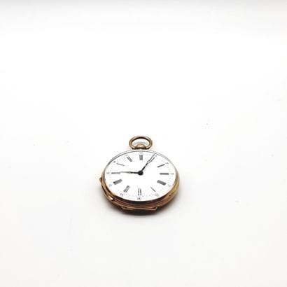 MONTRE de gousset en or jaune 750°

Signée...