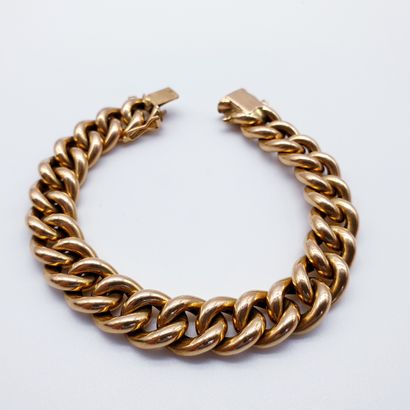 BRACELET maille gourmette en or jaune 750°

Poids...