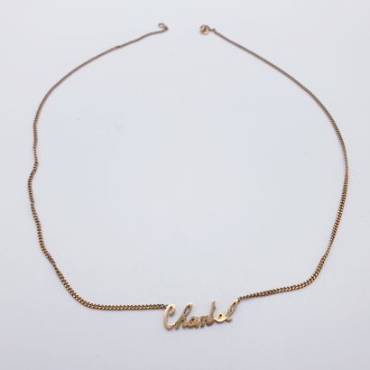 COLLIER prénom en or jaune 750° 