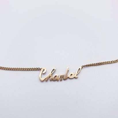COLLIER prénom en or jaune 750° 