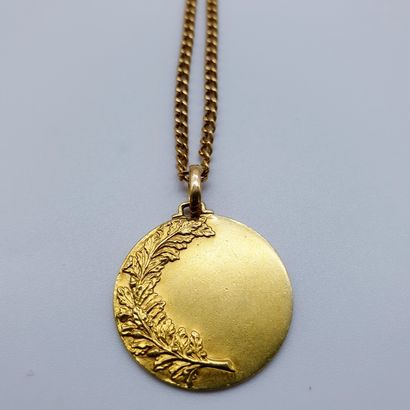 CHAIN in yellow gold 750° accompanied by...
