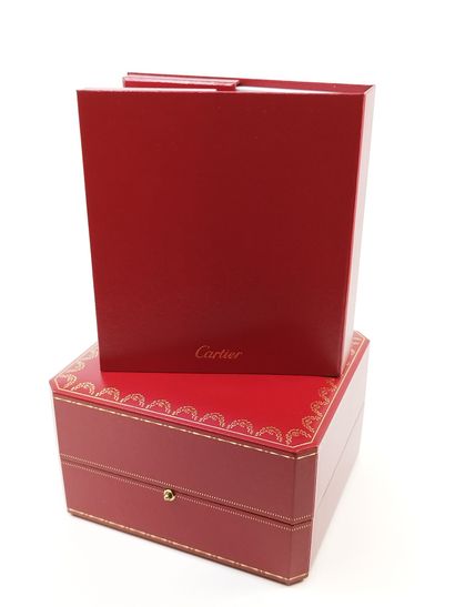 CARTIER 

Boîte et surboite de montre