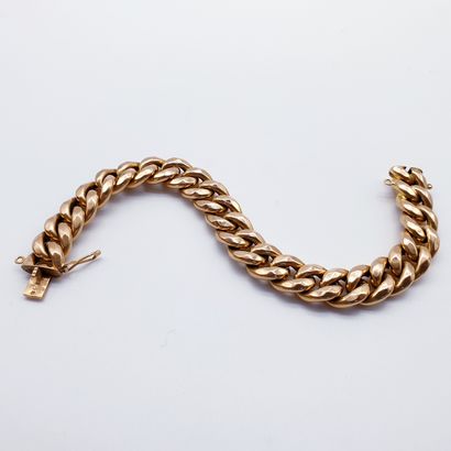 BRACELET maille gourmette en or jaune 750°

Poids...