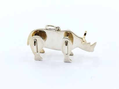 TIFFANY

PENDENTIF en forme de rhinocéros...