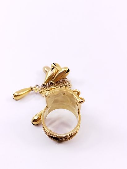 
BAGUE en or 14 kt 




Travail étranger...