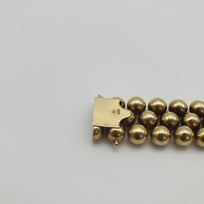 BRACELET boule en or jaune 14 carat (585°/000)

Poids...