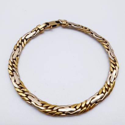 BRACELET in yellow gold 750°, a yellow gold...